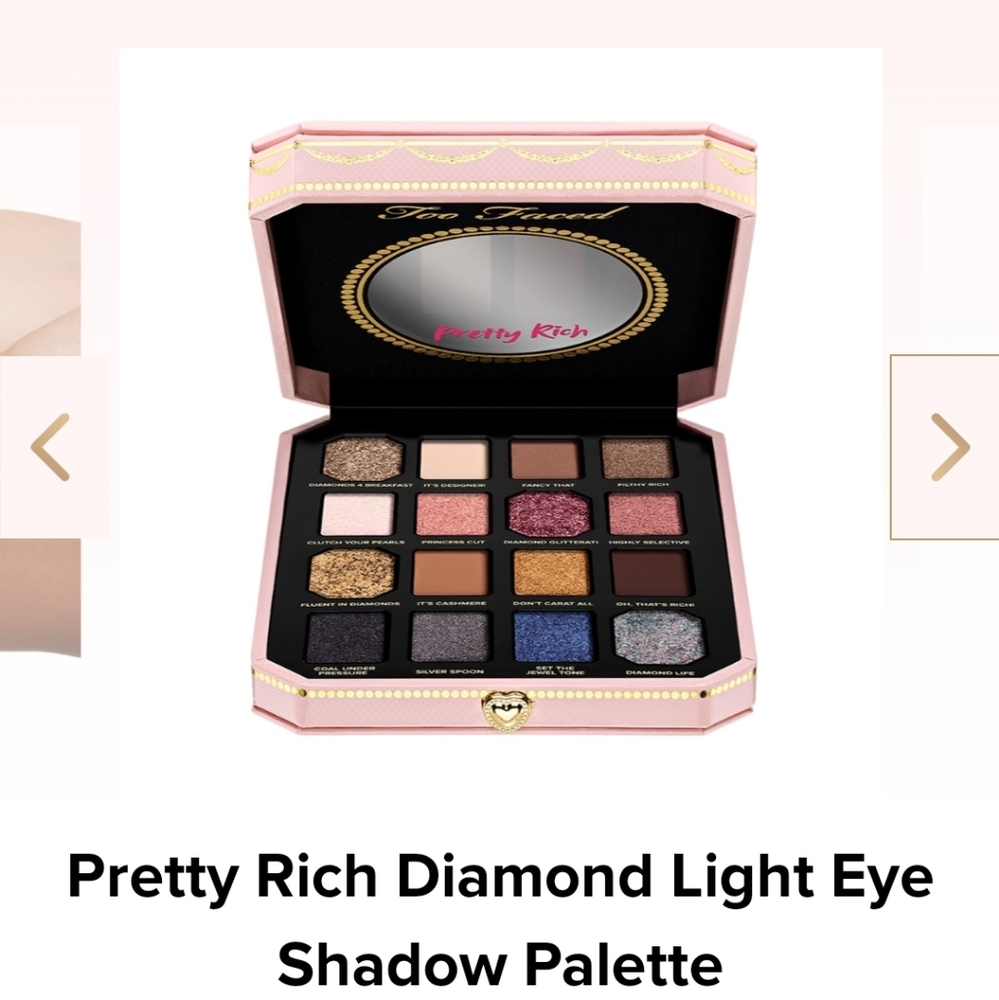 Too faced pretty rich pallet
